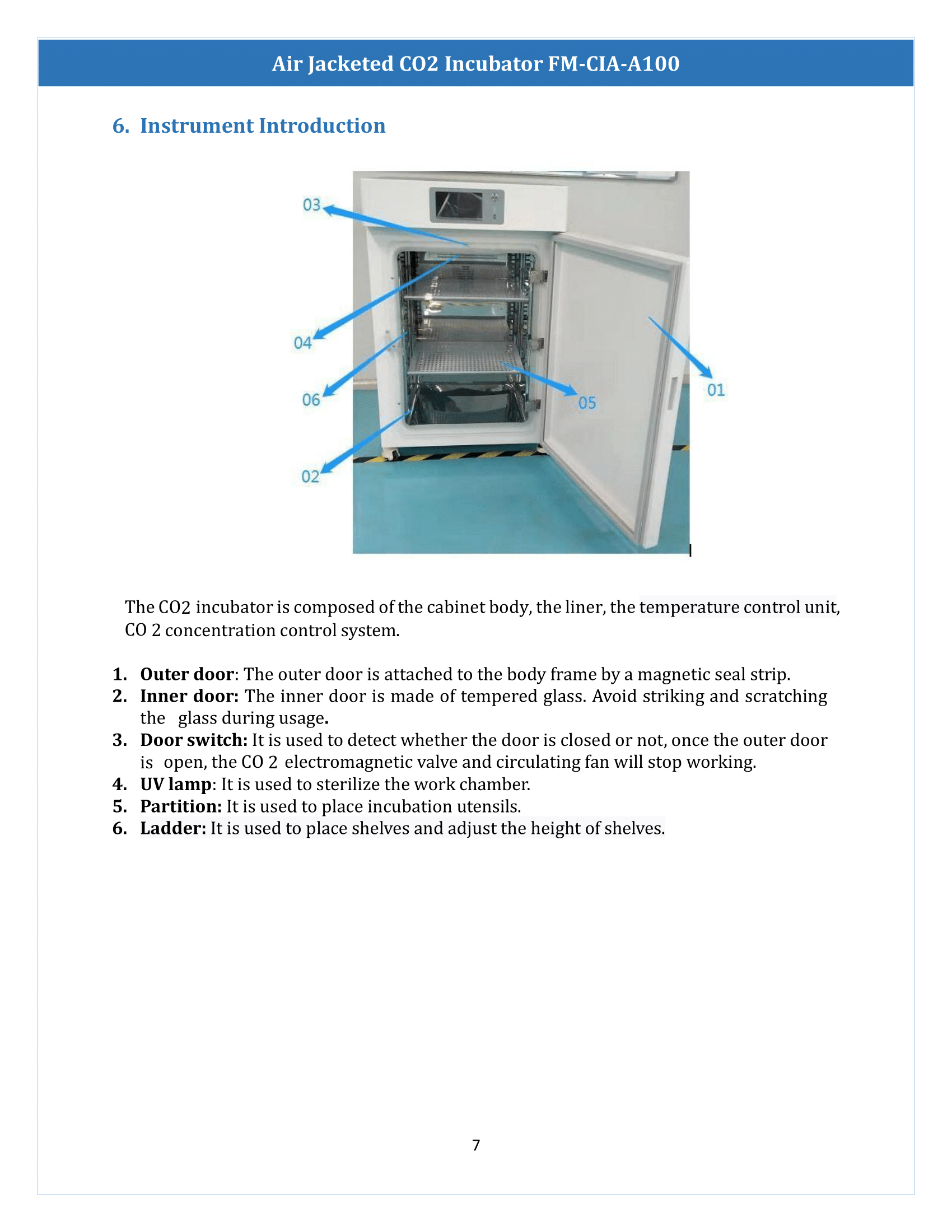 Air-Jacketed-CO2-Incubator-FM-CIA-A100